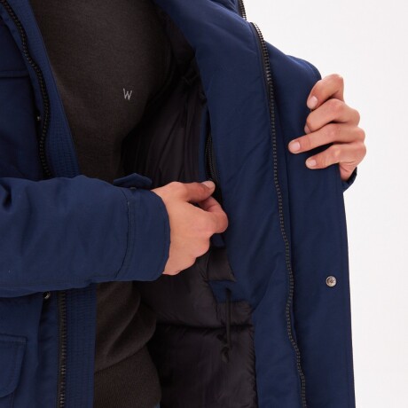 Campera Wrangler de Hombre - PARKA HENRY - W70055NAVY NAVY
