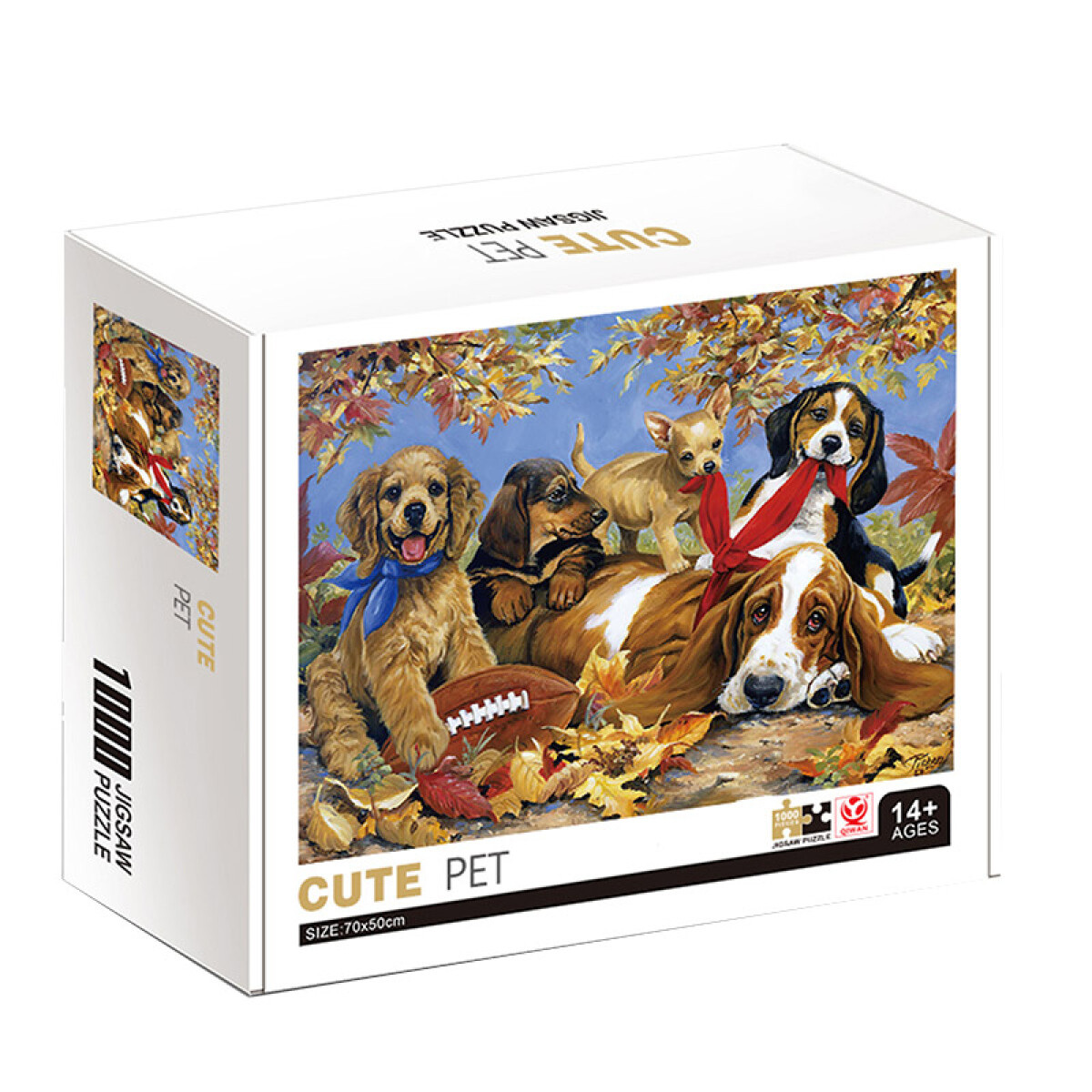 Puzzle Cachorros 1000pcs 23x19cm 