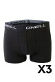 Boxers O'Neill Pack 3 Unidades Black Boxers O'Neill Pack 3 Unidades Black