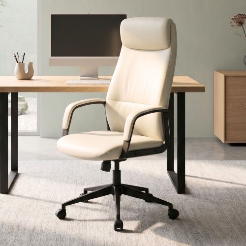 Silla de oficina Negra 2 Posiciones - Lumexa Blanco Mate