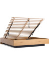 Estructura cama ELLINGE King 180x200 almac roble Estructura cama ELLINGE King 180x200 almac roble