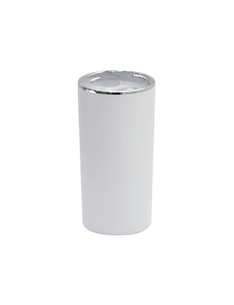 PORTACEPILLO DE DIENTES D6.7XH14CM PLASTICO BLANCO PORTACEPILLO DE DIENTES D6.7XH14CM PLASTICO BLANCO