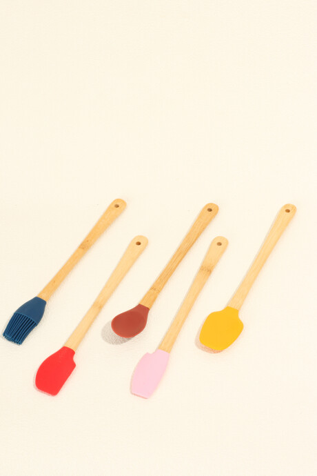 Menaje Utensillos Set Espatulas 5pzas Color Unico
