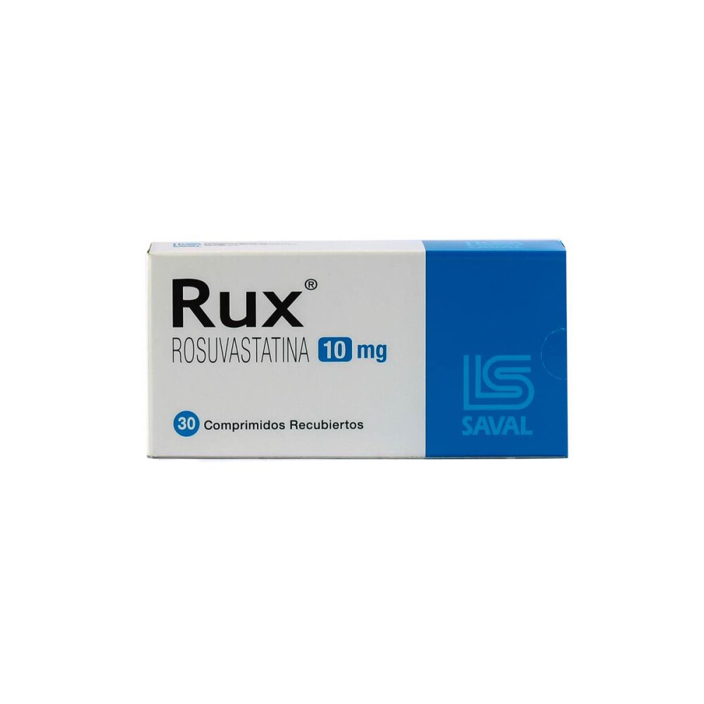 RUX 10 MG. CJ X 30 COMP. REC. única