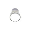 Anillo Circulo-Plata 925-Piedra Cuarzo rosa-AN3933 conpiedra