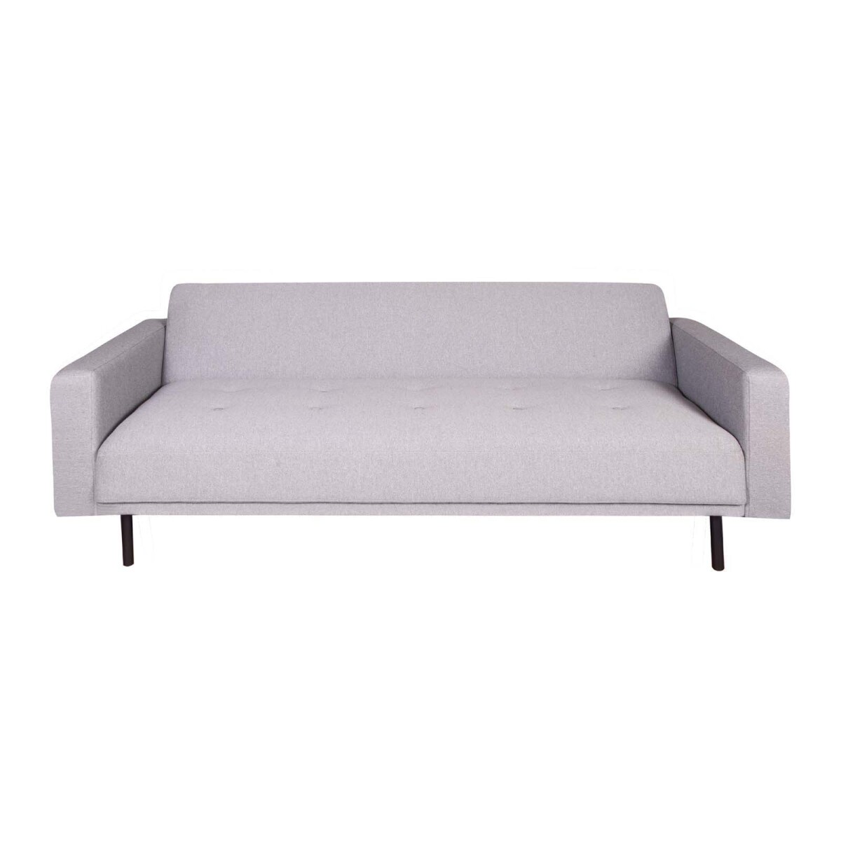 SOFÁ CAMA - 2 CUERPOS TELA GRIS HUGO 