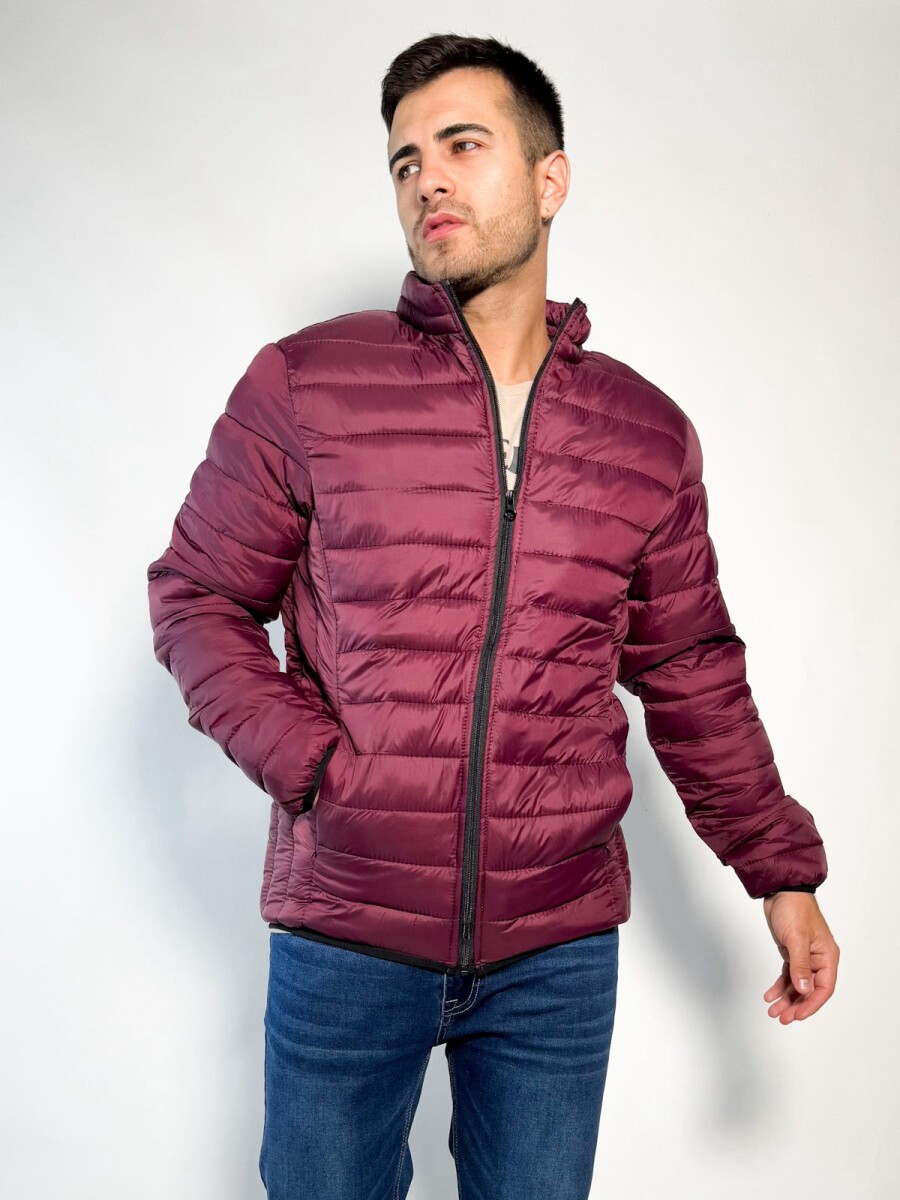 Campera de nylon Hakuna - Bordo 