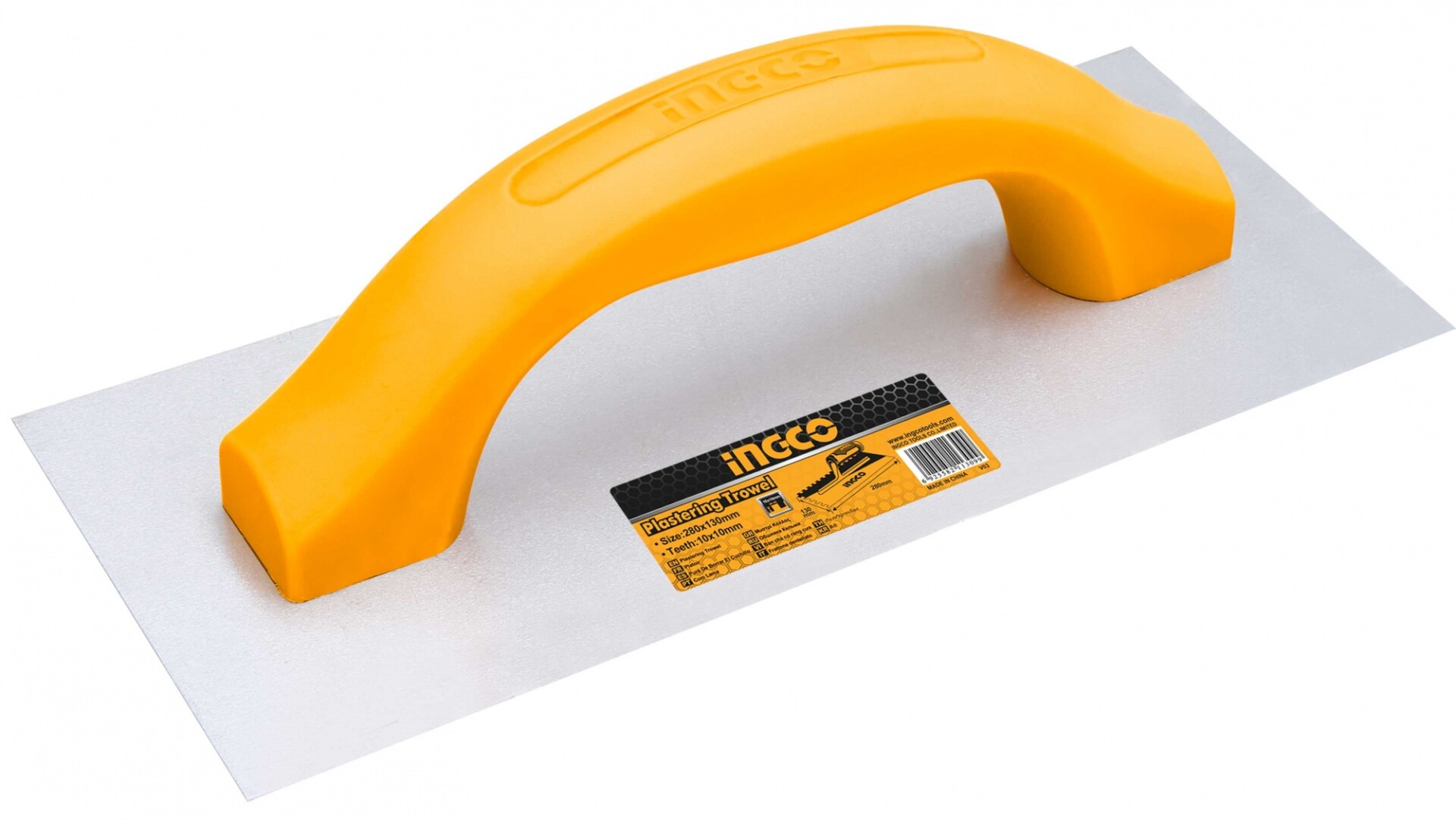 LLANA INGCO ECONOMICA 230X100MM MANGO PLASTICO HPT23108 