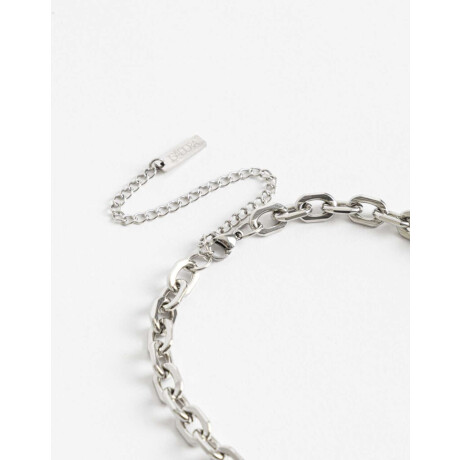 Collar De Acero Men´s Collection Plateado
