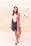 Cardigan Tory Rosado