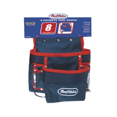 PORTA HERRAMIENTAS P/CINTURON 8 BOLSILLOS Porta Herramientas P/cinturon 8 Bolsillos