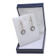 Caravanas Antiguas Ojo De Perdiz Oro 18K, Brillantes, Diamantes Y Zafiros Sinteticos Caravanas Antiguas Ojo De Perdiz Oro 18K, Brillantes, Diamantes Y Zafiros Sinteticos