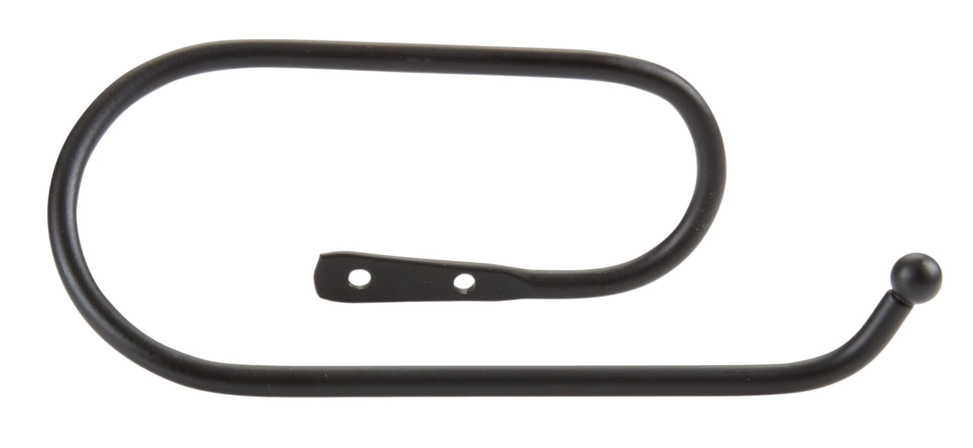 Portarrollos baño ILSBO metal negro 