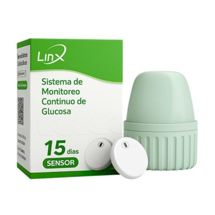 LINX SENSOR DE MONIT. CONT. DE GLUCOSA única