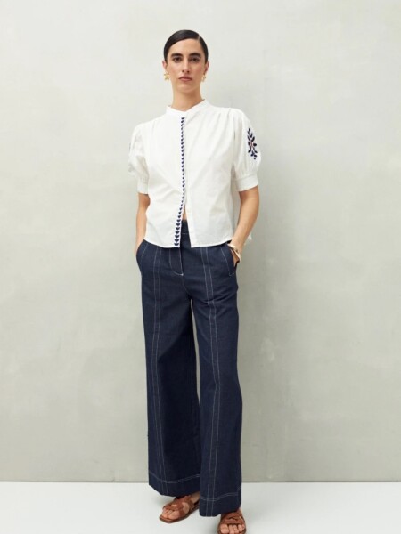 CAMISA D.CASSIN AZTECA BLANCO