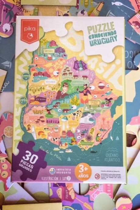 PUZZLE CONOCIENDO URUGUAY - 30 PIEZAS GRANDES PUZZLE CONOCIENDO URUGUAY - 30 PIEZAS GRANDES