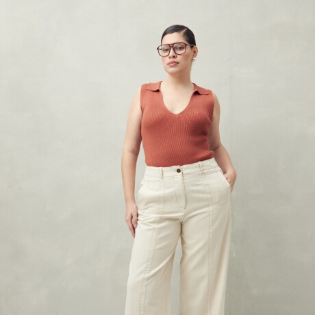 PANTALÓN ROMANE Crudo