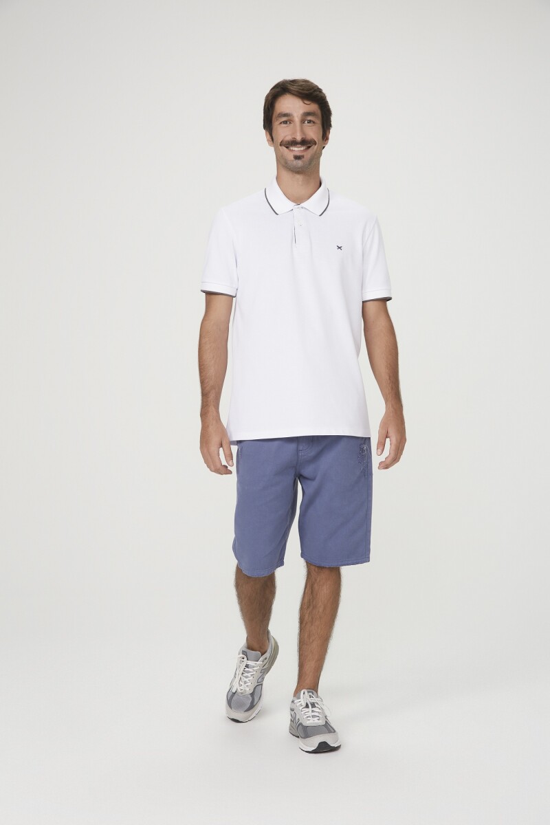CAMISA POLO MM MASC - BRANCO 