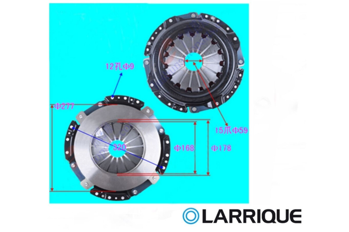 Placa Embrague Jac Camion Liviano 1083 - 6.5 Ton/1063 - 5.6 Ton 12-25 Ø275 Placa Embrague Jac Camion Liviano 1083 - 6.5 Ton/1063 - 5.6 Ton 12-25 Ø275
