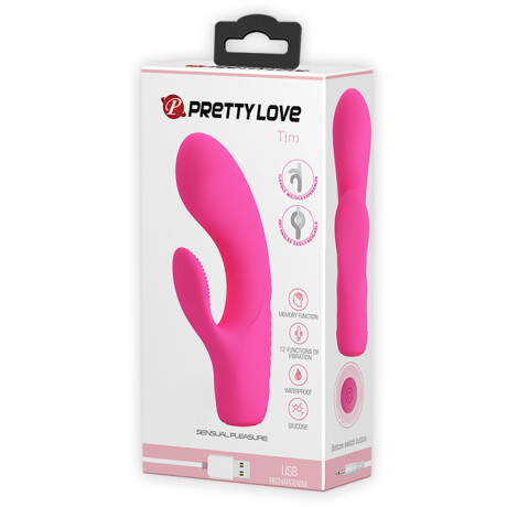 Vibrador Punto G Tim Pretty Love Fucsia Vibrador Punto G Tim Pretty Love Fucsia