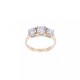 Anillo oro 18 k amarillo con 3 brillantes engarce 4 puntas Anillo oro 18 k amarillo con 3 brillantes engarce 4 puntas