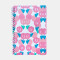 Libreta A5 Estampada Diseño Rosa 12