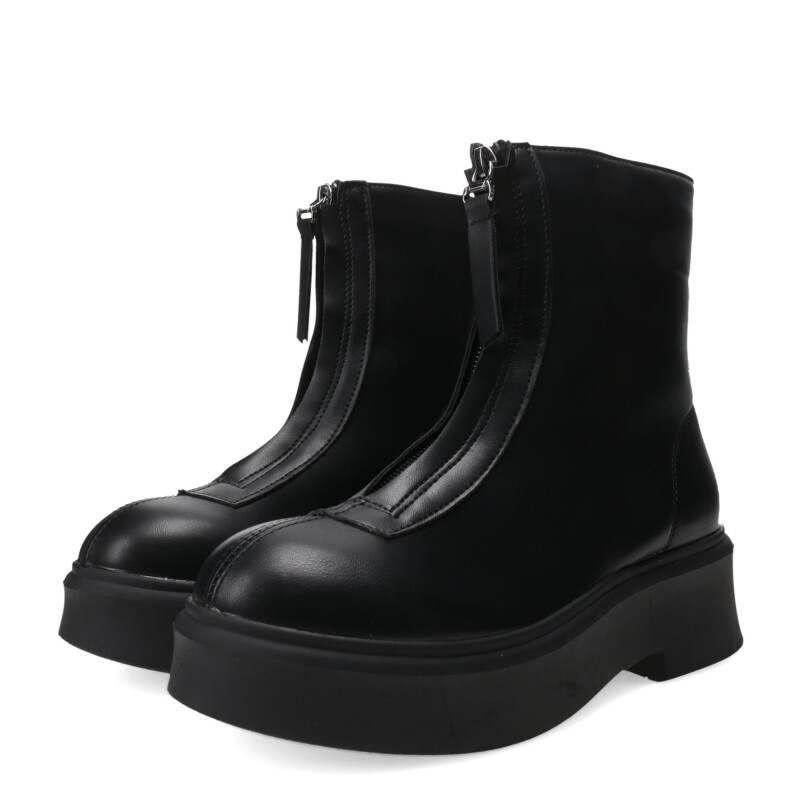 Botas de Mujer Miss Carol KIMAKA chelsea con cierre Negro