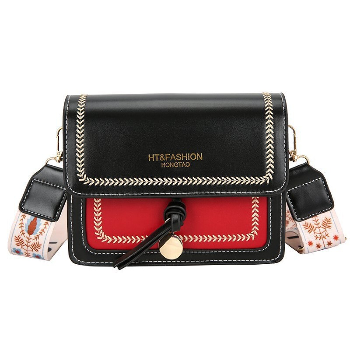 Cartera De Dama Estilo Indie - Negra 