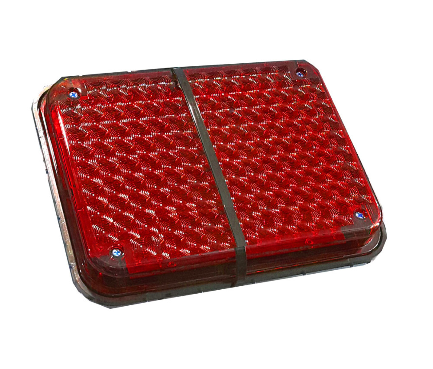FARO LED - CUADRADO AMBULANCIA LATERAL ROJO 235X185MM - 