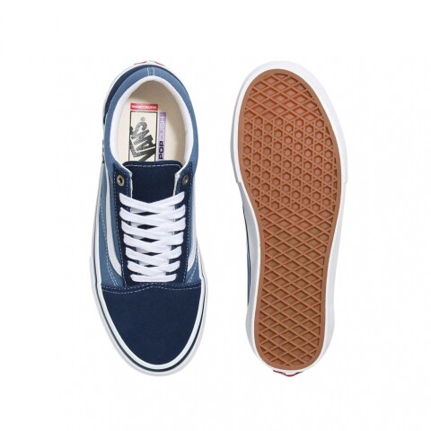 Championes Vans Skate Old Skool Navy/light Blue