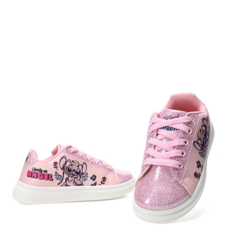 Championes Infantiles Disney Stich Angel Rosado