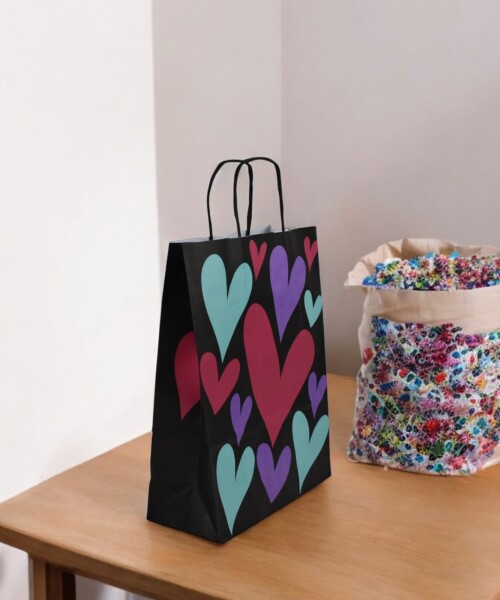 Bolsa fantasia luna 22x10x30 cm. AMOR COLOR