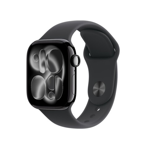 Apple Watch Series 11 GPS 42mm Jet Black Aluminium Case Black Sport Band S/M Apple Watch Series 11 GPS 42mm Jet Black Aluminium Case Black Sport Band S/M