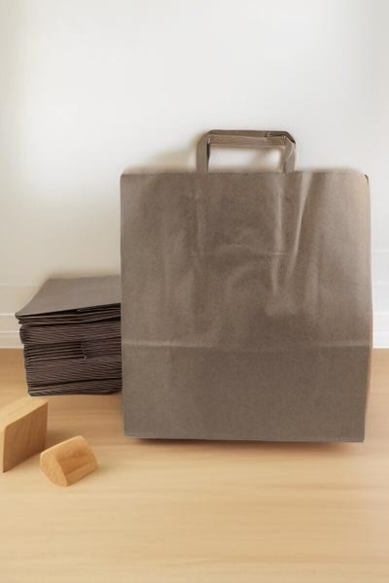 Pack x 200 - bolsa lisa 30x12x32 cm. - MADERA 