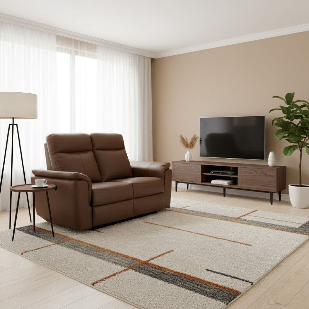 SOFA SILLÓN 2 CUERPOS RECLINABLE RETRACTIL CON SISTEMA ELECTRICO Y EN CUERO GENUINO SOFA SILLÓN 2 CUERPOS RECLINABLE RETRACTIL CON SISTEMA ELECTRICO Y EN CUERO GENUINO