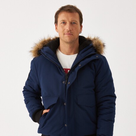 Campera Wrangler de Hombre - Jacket TEDDY - W70048NAVY NAVY