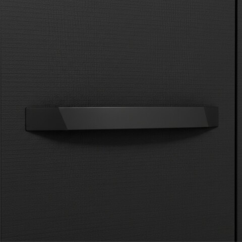 Mueble Aéreo Alacena de Cocina 3 Puertas - Negro Mueble Aéreo Alacena de Cocina 3 Puertas - Negro