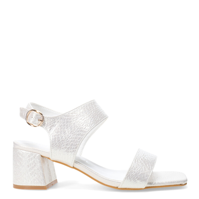 Sandalias de Mujer Miss Carol Pieres Blanco Hueso