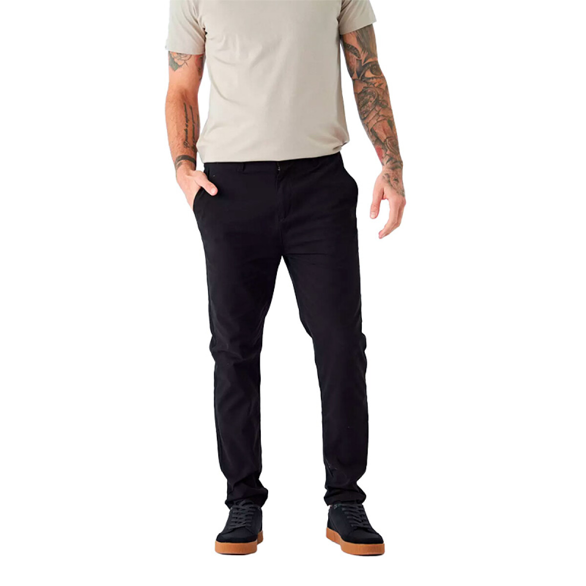 Pantalón Brooksfield Allan de Hombre - 2450107I - Negro 