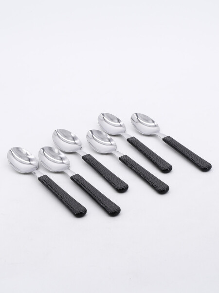 CUCHARAS 6 UNIDADES GRIS (V)