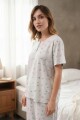 Pijama Capri Algodón Della Bella 1415953 Pijama Capri Algodón Della Bella 1415953