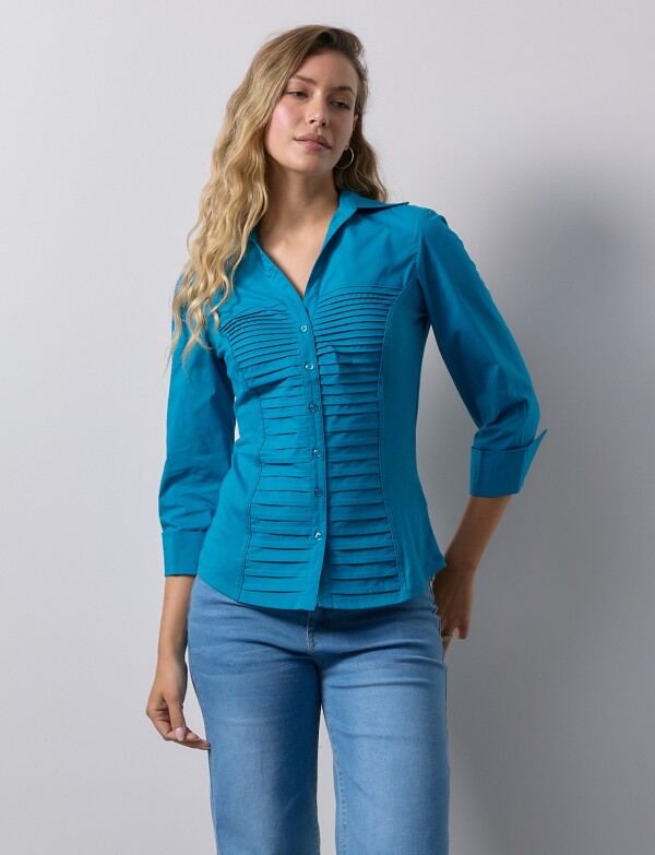 Camisa Tablitas PETROLEO