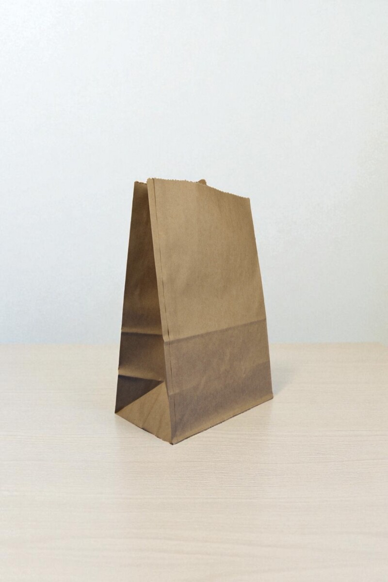 Bolsa sin asa 22x13x35 cm. kraft - MADERA 