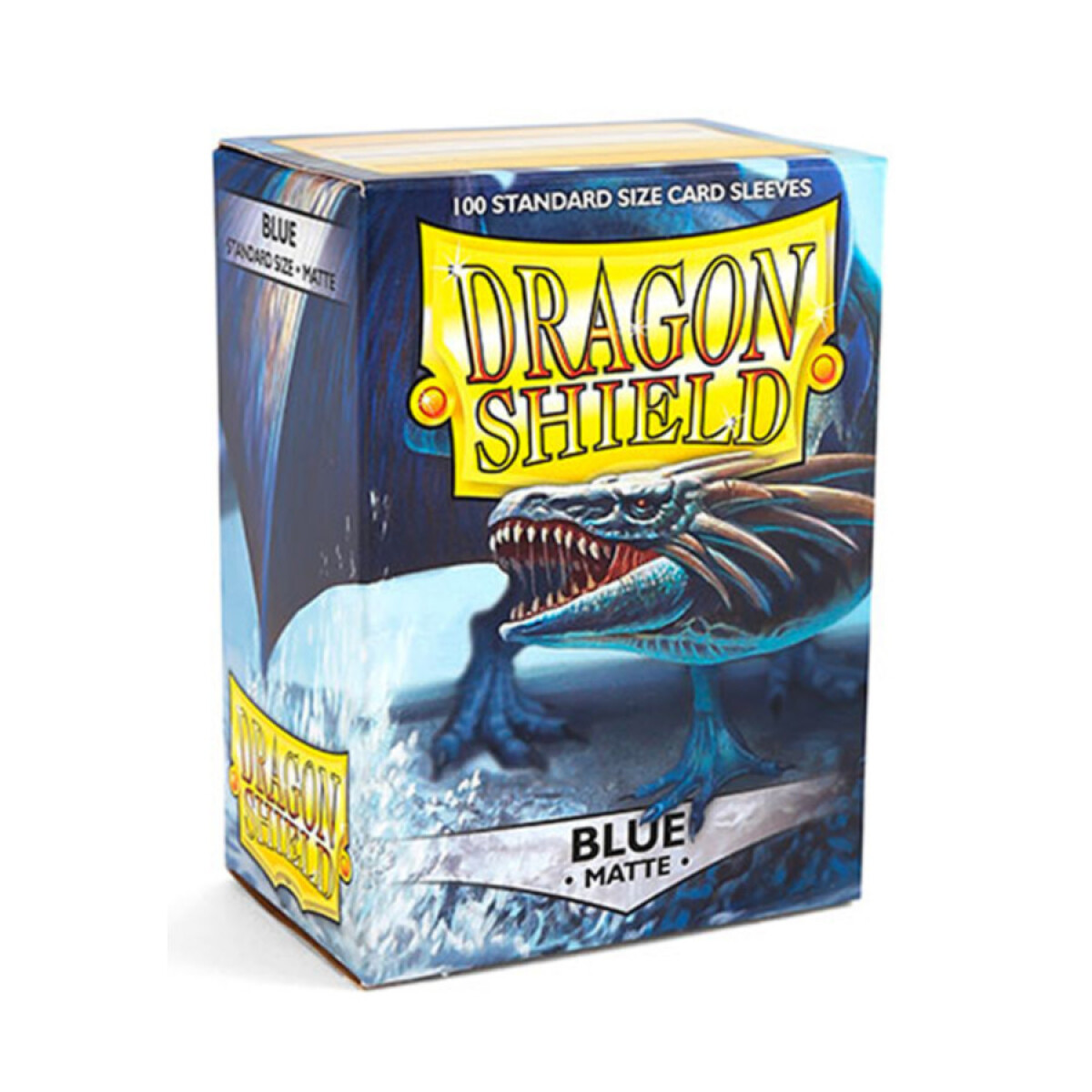 Dragon Shield: 100 Standard Sleeves - Matte Blue 
