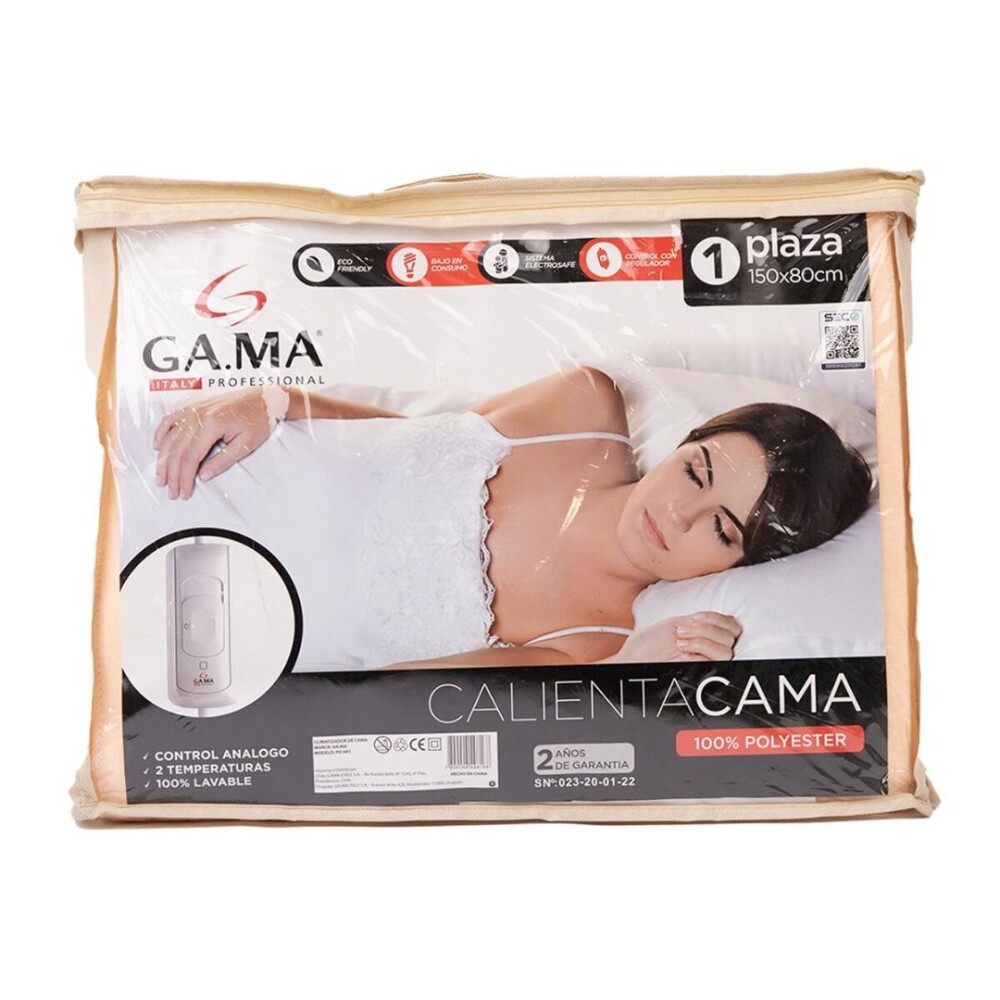Calienta Cama Poliester 1 plaza - GAMA Calienta Cama Poliester 1 plaza - GAMA