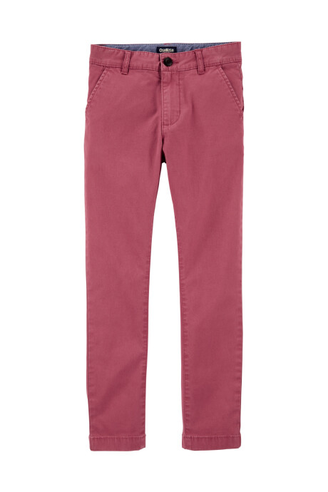 Pantalón de sarga clásico Sin color