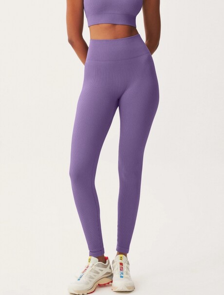 CALZA SPORT SIN COSTURA LILA