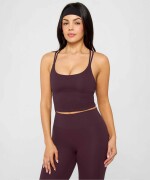 Top Con Sujetador Principal Built-In Bra Mujer Oxblood