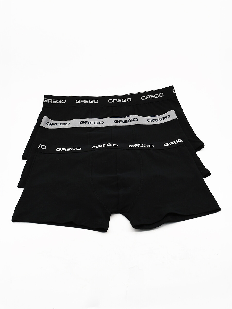 BOXER PACK X3 - NEGRO 