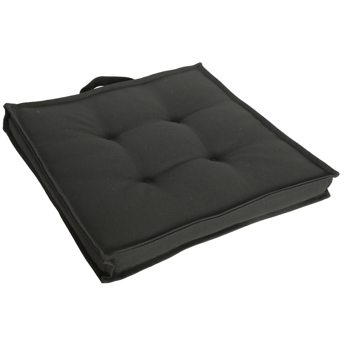 ALMOHADÓN EXTERIOR - POLIESTER NEGRO PAD 